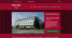 Desktop Screenshot of hotel-kras.sk